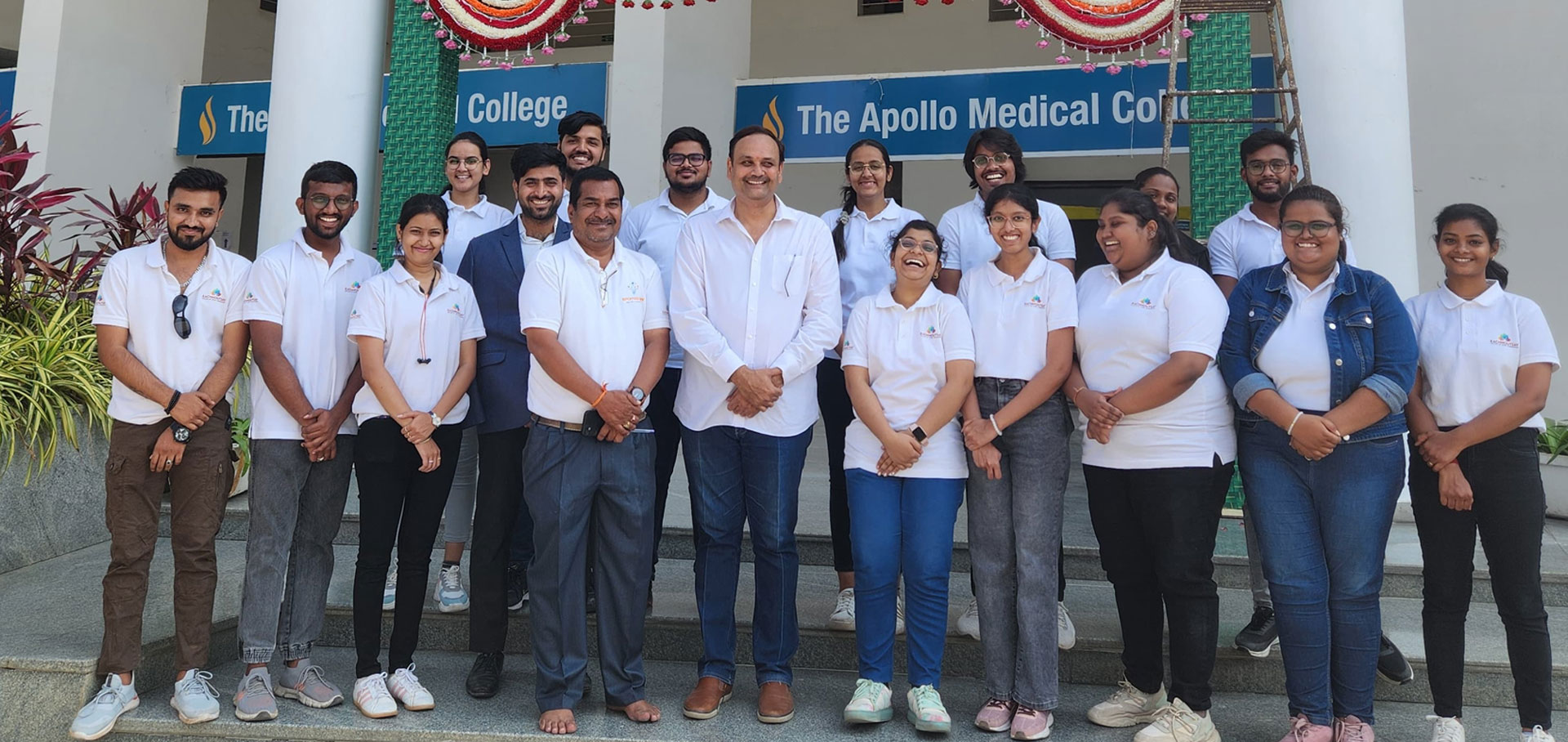 Top Event Management College in Hyderabad Student Group Photo